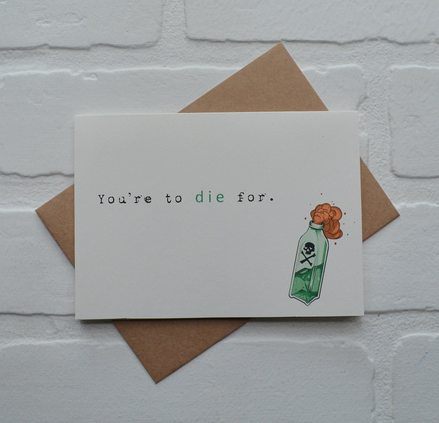 You're to die for | Halloween Greeting Cards