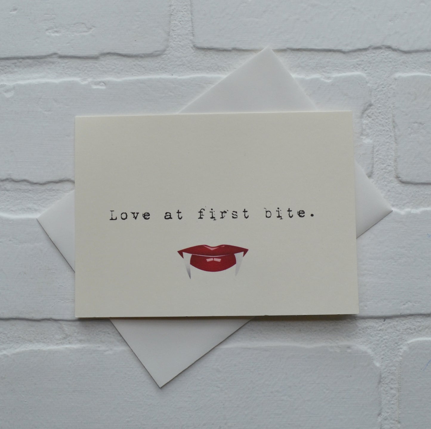 Love at first bite | Halloween Greeting Cards