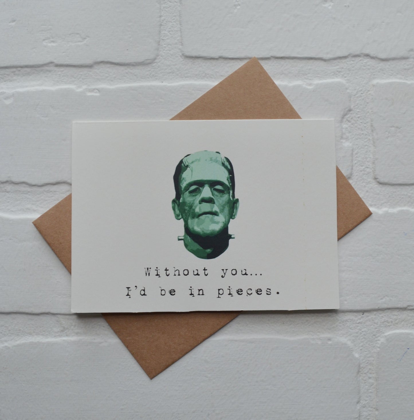 Without you...I'd be in pieces | Halloween Greeting Cards