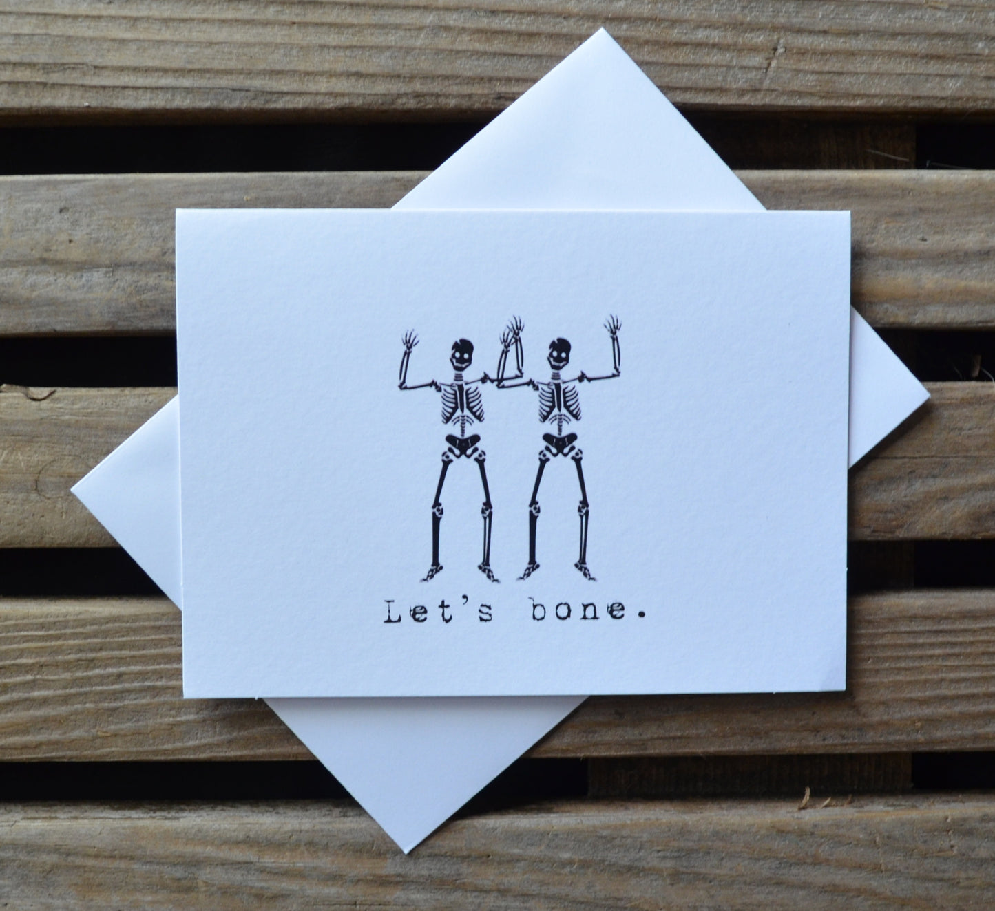 Let's bone | Halloween Greeting Cards