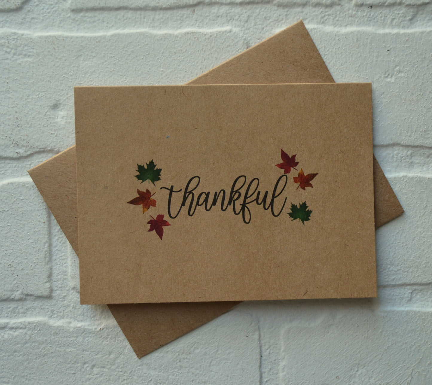 Thankful | Thanksgiving Fall Greeting Cards
