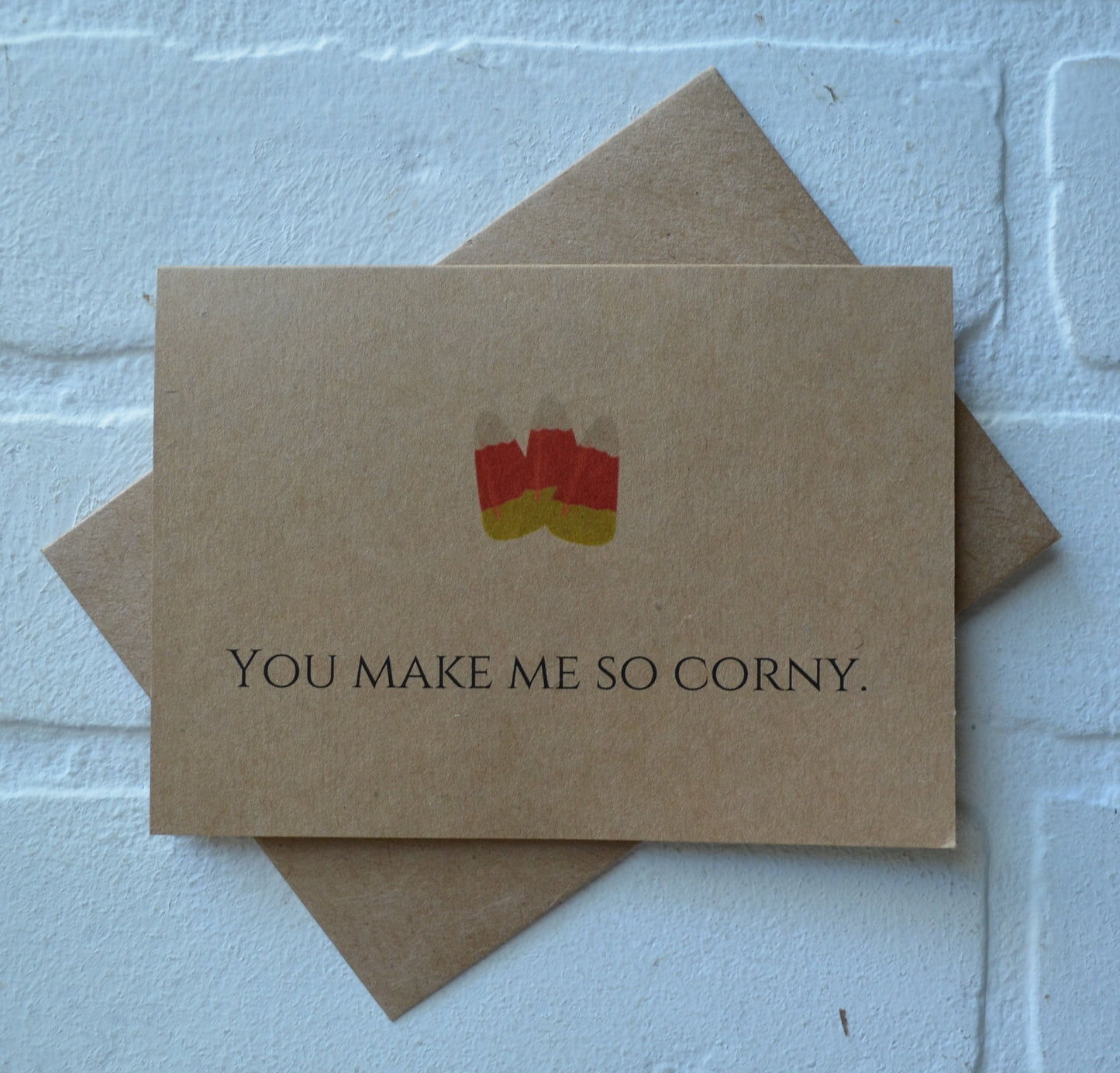 You make me so corny | Halloween Card | Love | Happy Valentine's Day Greeting Cards