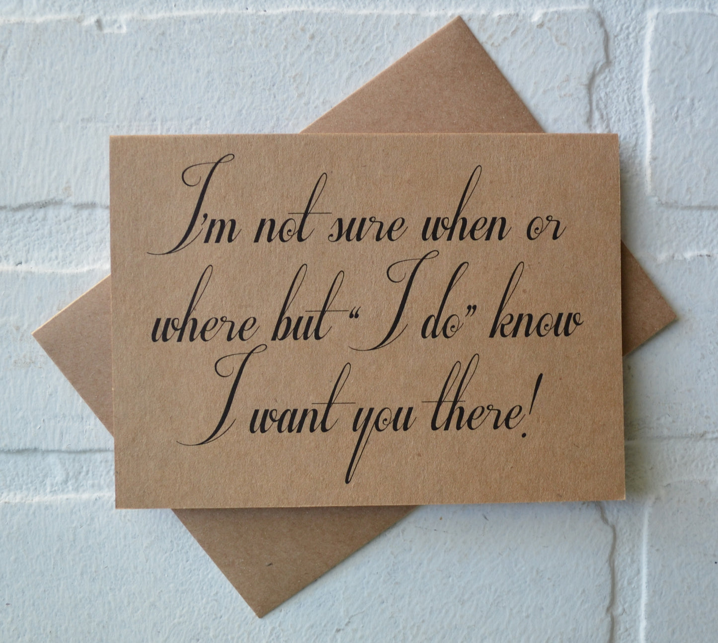 I'm not sure when or where but I want you there bridesmaid proposal cards | wedding bridal party invite