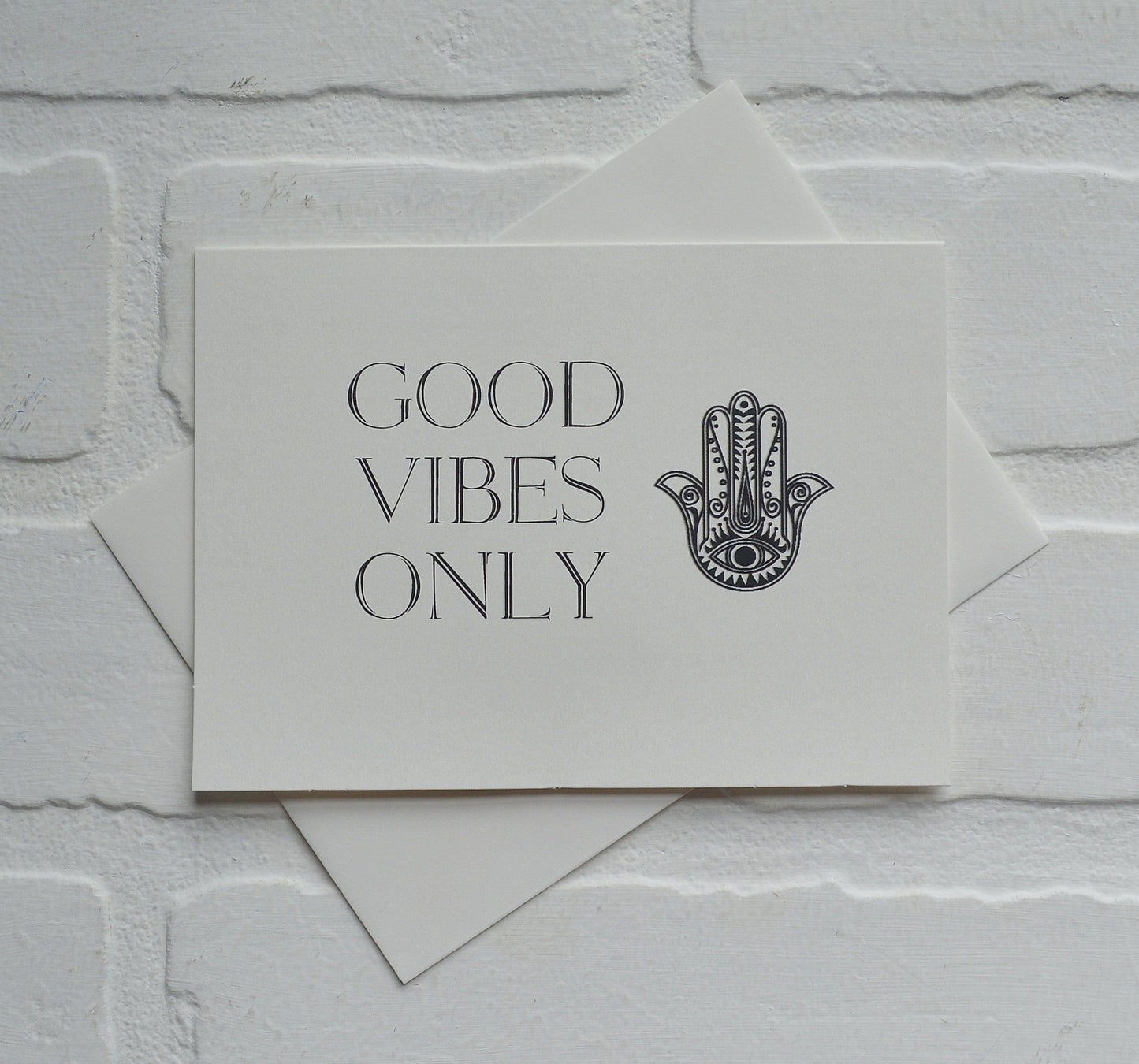 Good vibes only | yoga greeting cards