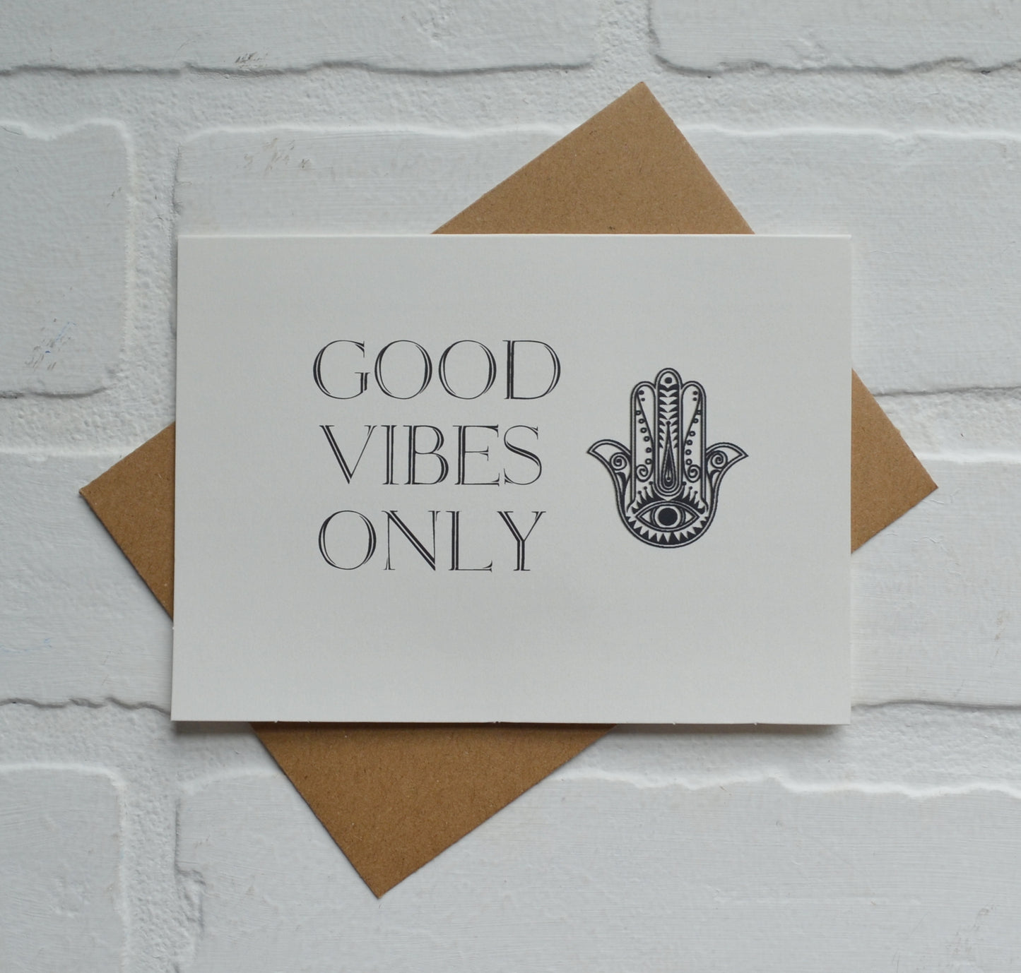 Good vibes only | yoga greeting cards