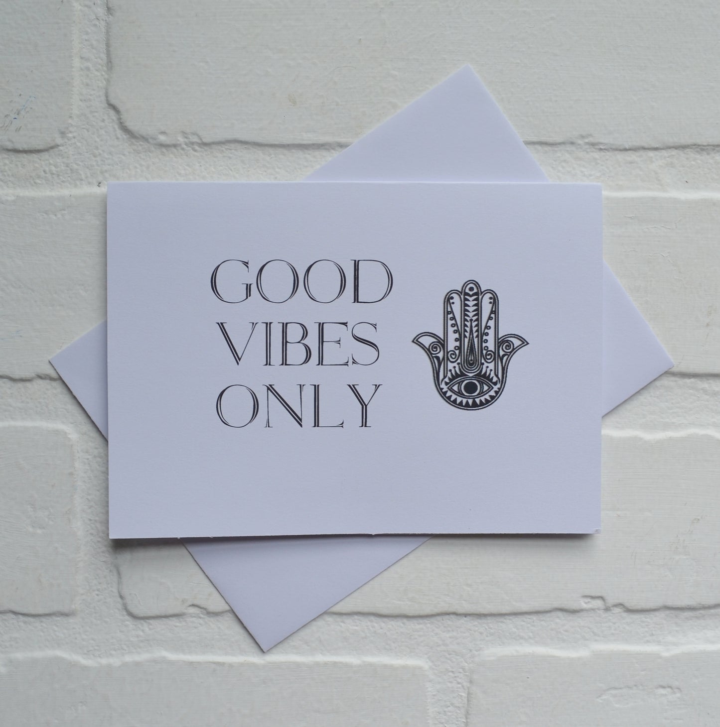 Good vibes only | yoga greeting cards
