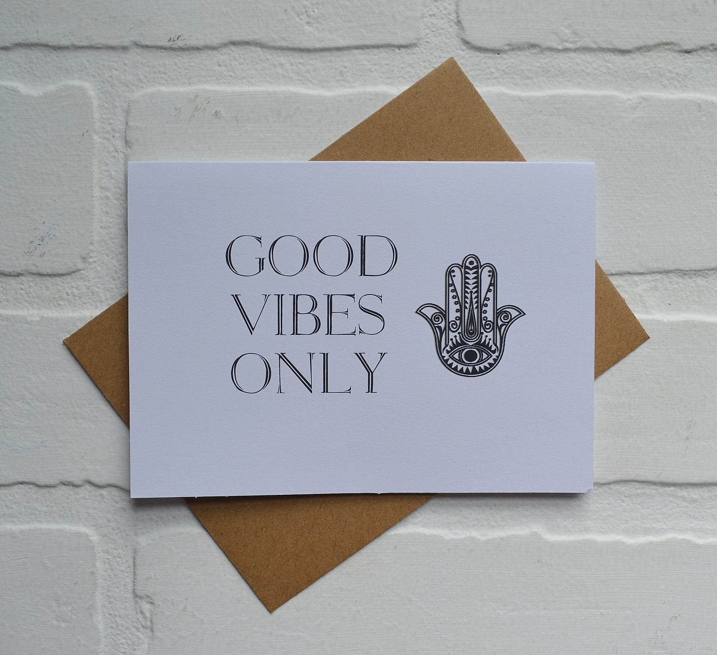 Good vibes only | yoga greeting cards