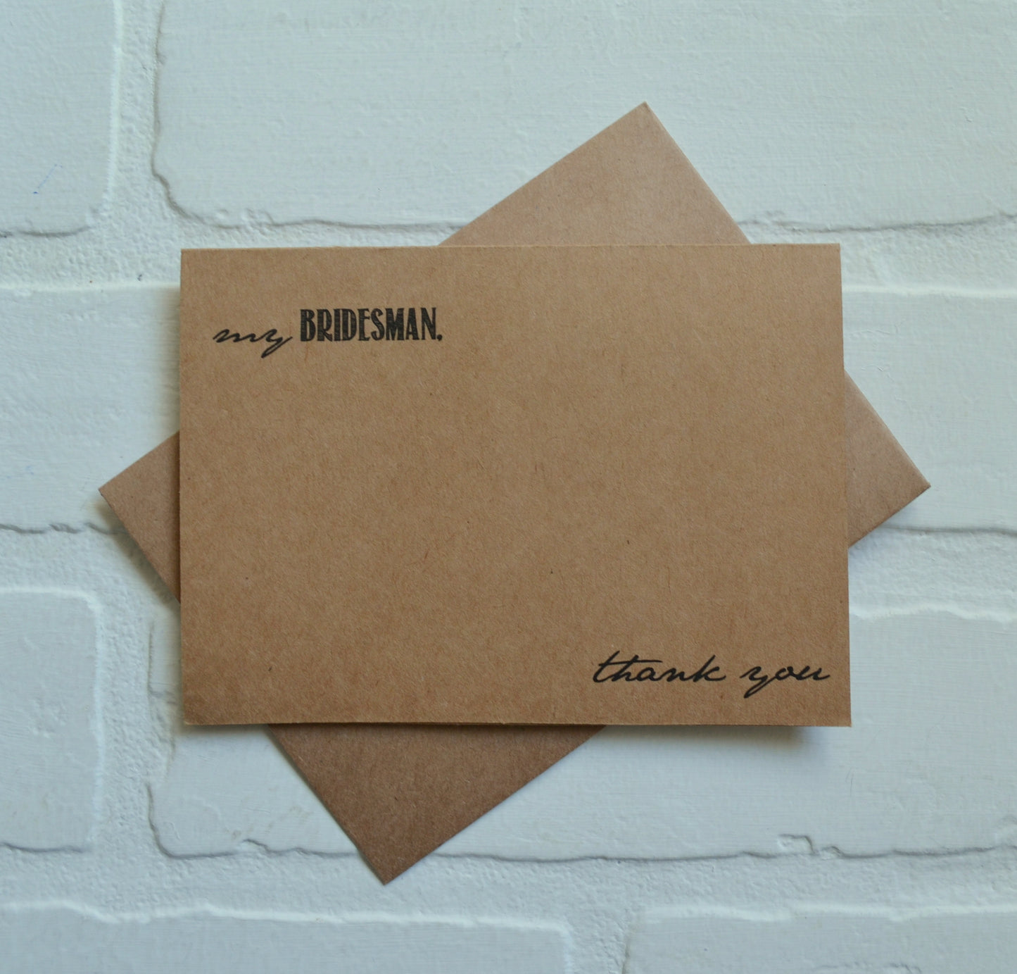 My Bridesmaid | wedding thank you cards
