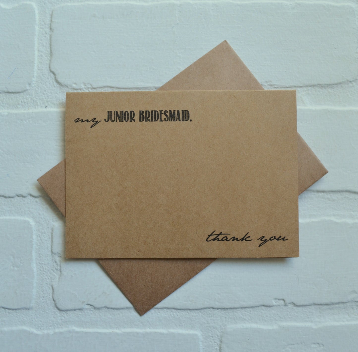 My Bridesmaid | wedding thank you cards