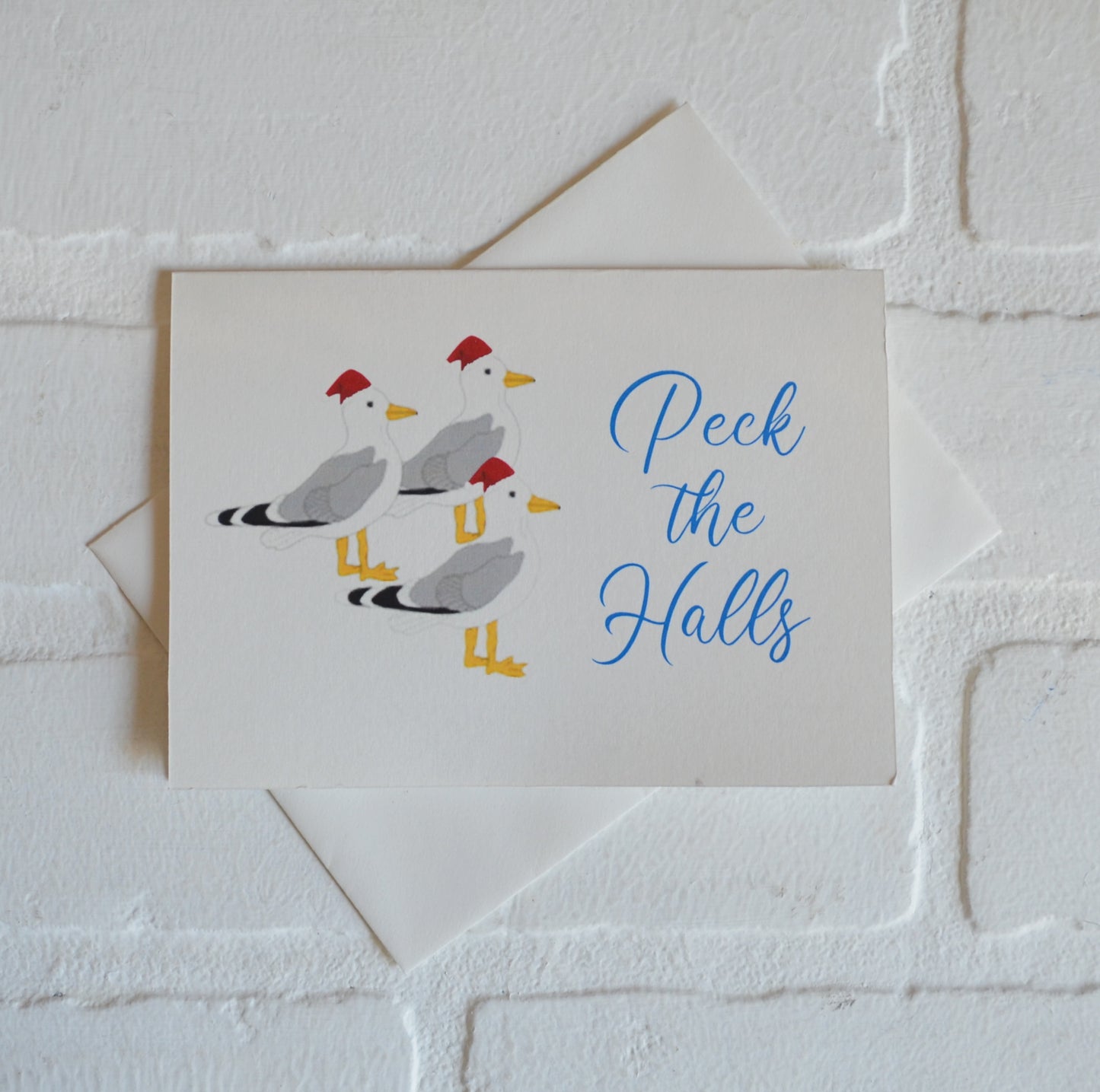 Peck the Halls | Christmas Greeting Cards