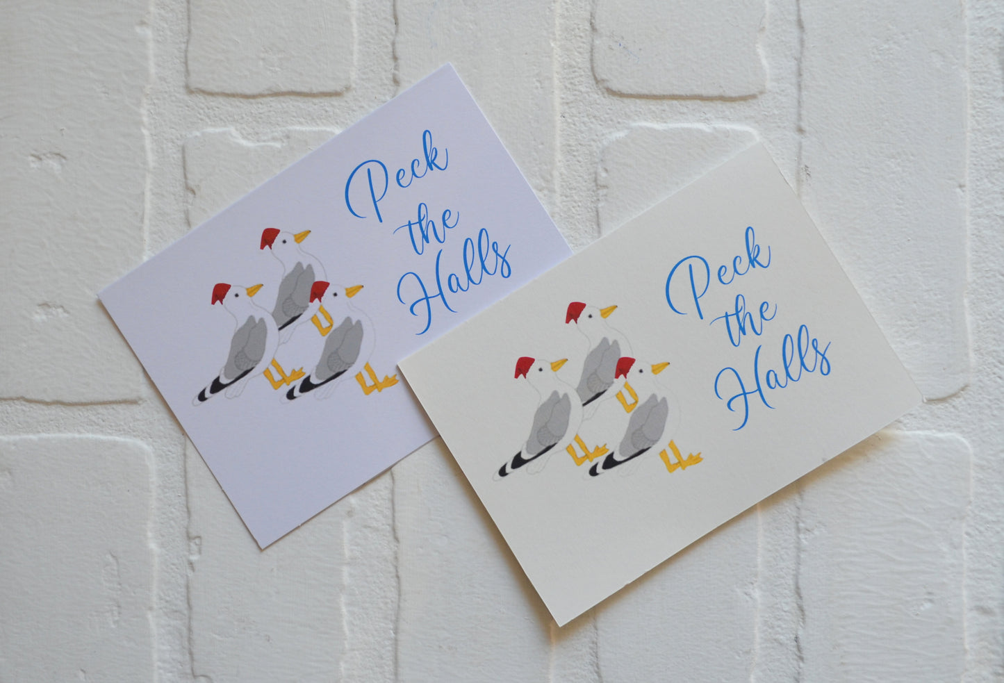Peck the Halls | Christmas Greeting Cards
