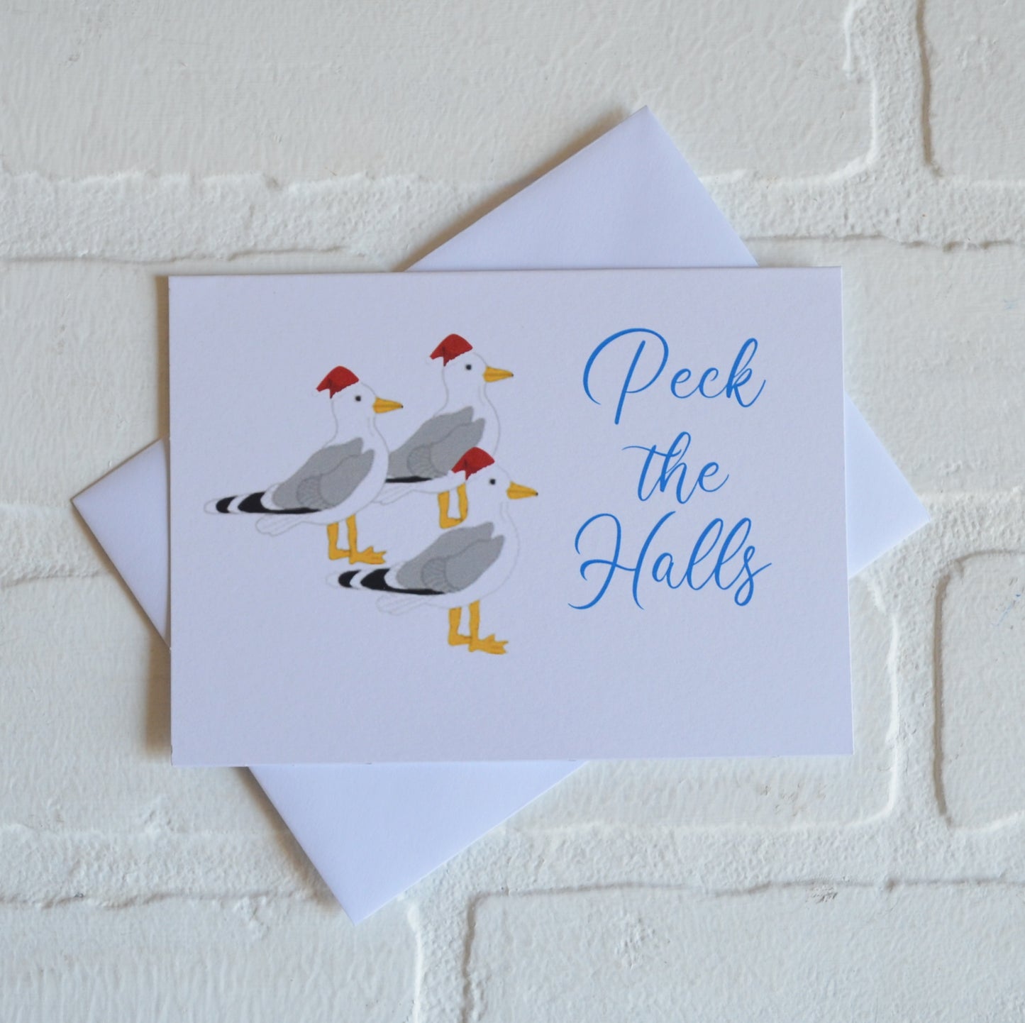 Peck the Halls | Christmas Greeting Cards