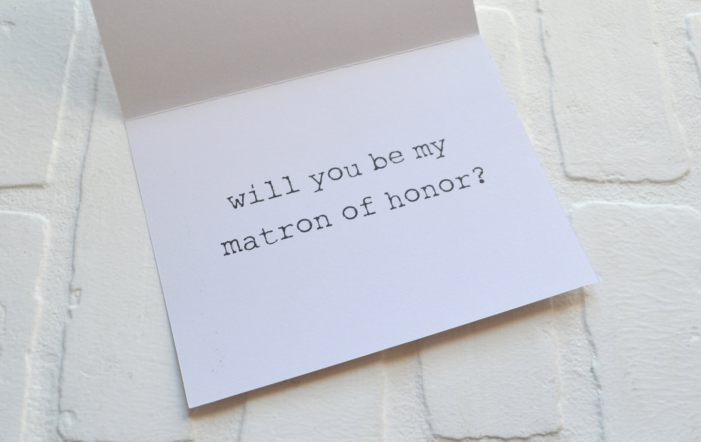 I got my rock now I need my flock bridesmaid proposal cards | wedding bridal party invite