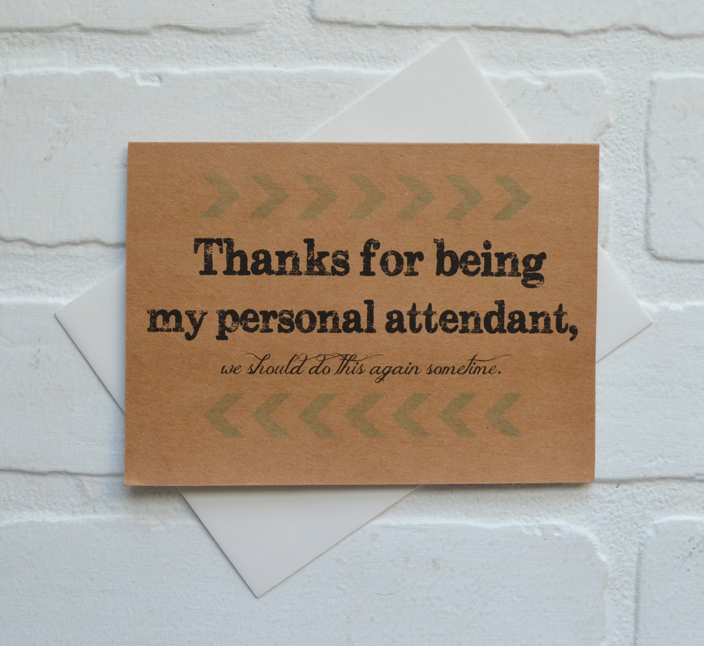 We should do it again wedding bridal party thank you cards