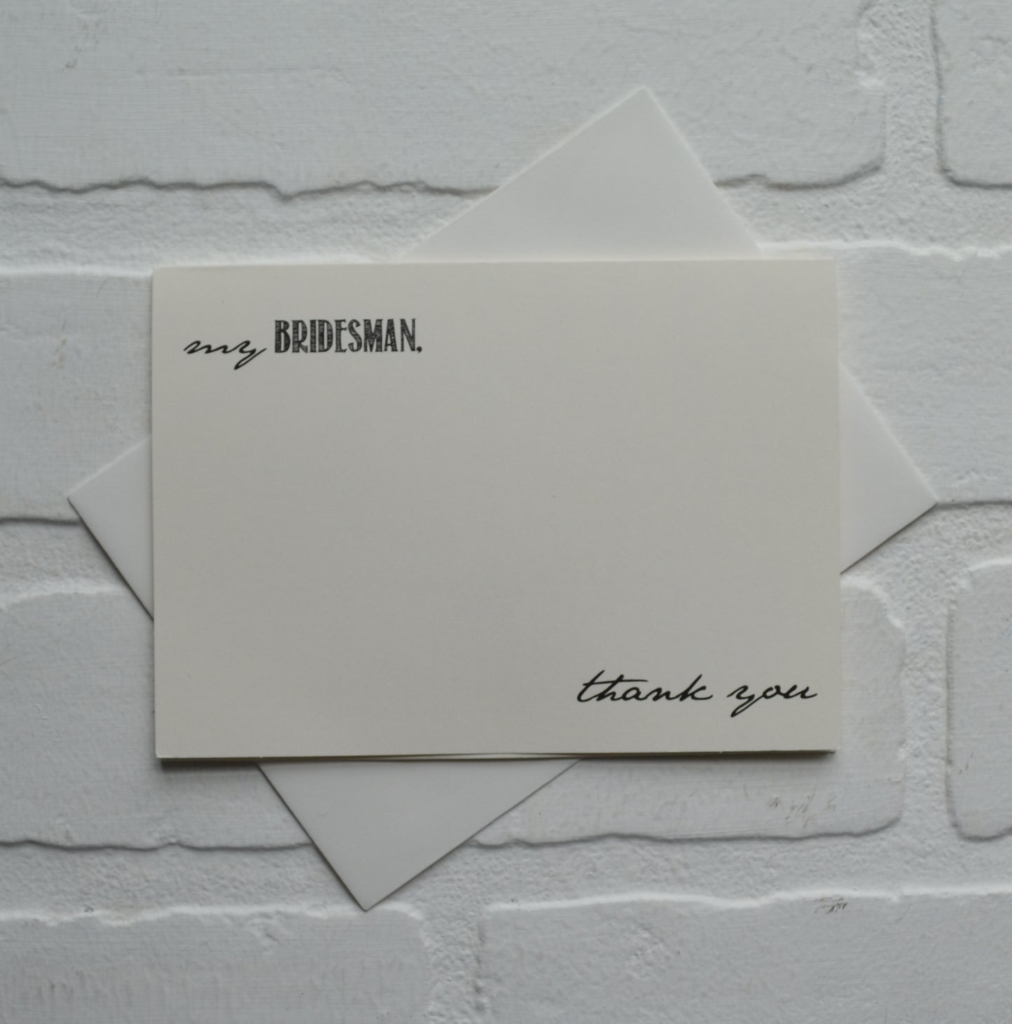 My Bridesmaid | wedding thank you cards