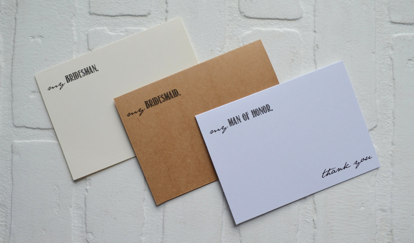 My Bridesmaid | wedding thank you cards