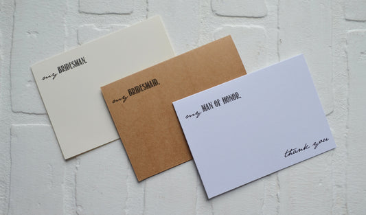 My Bridesmaid | wedding thank you cards
