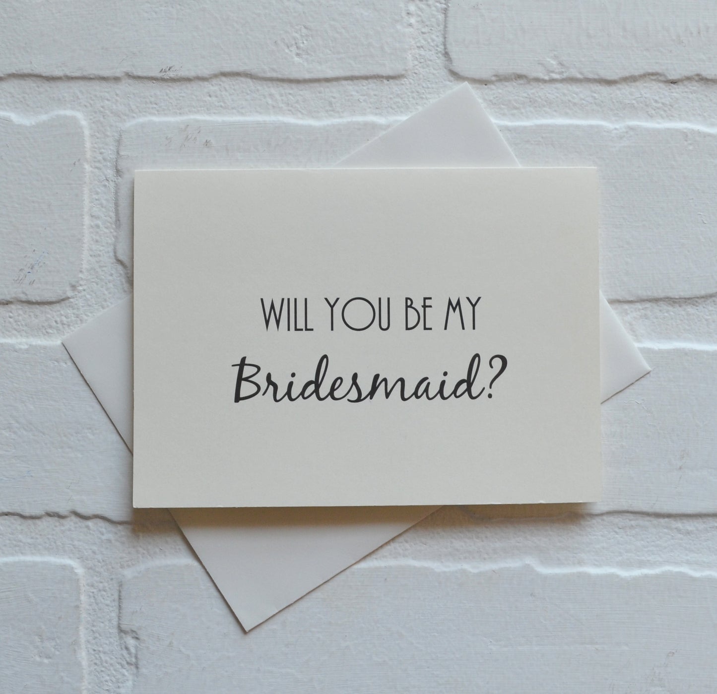 Will you be my bridesmaid proposal cards | wedding party invite