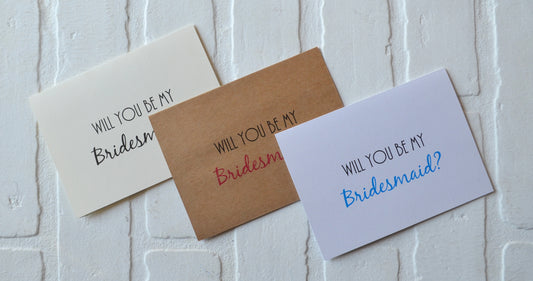 Will you be my bridesmaid proposal cards | wedding party invite