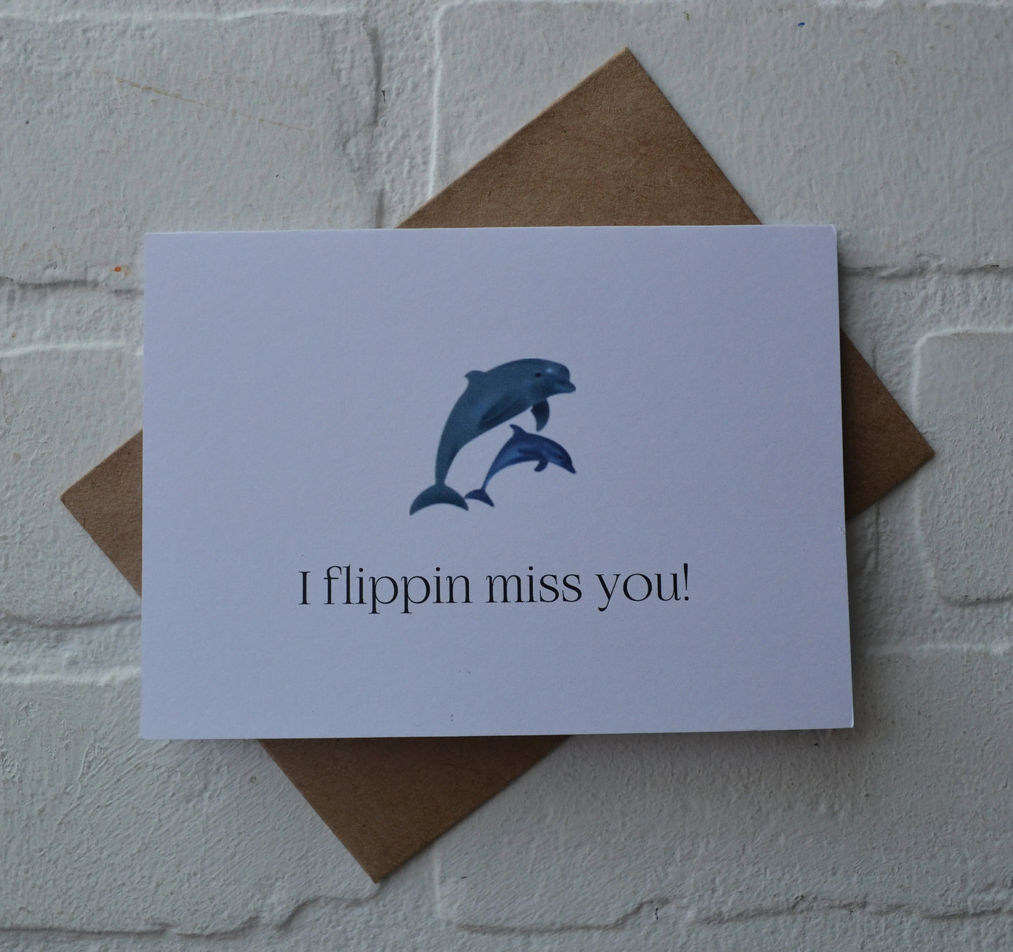 I flippin' miss you | Fishing Card | Love