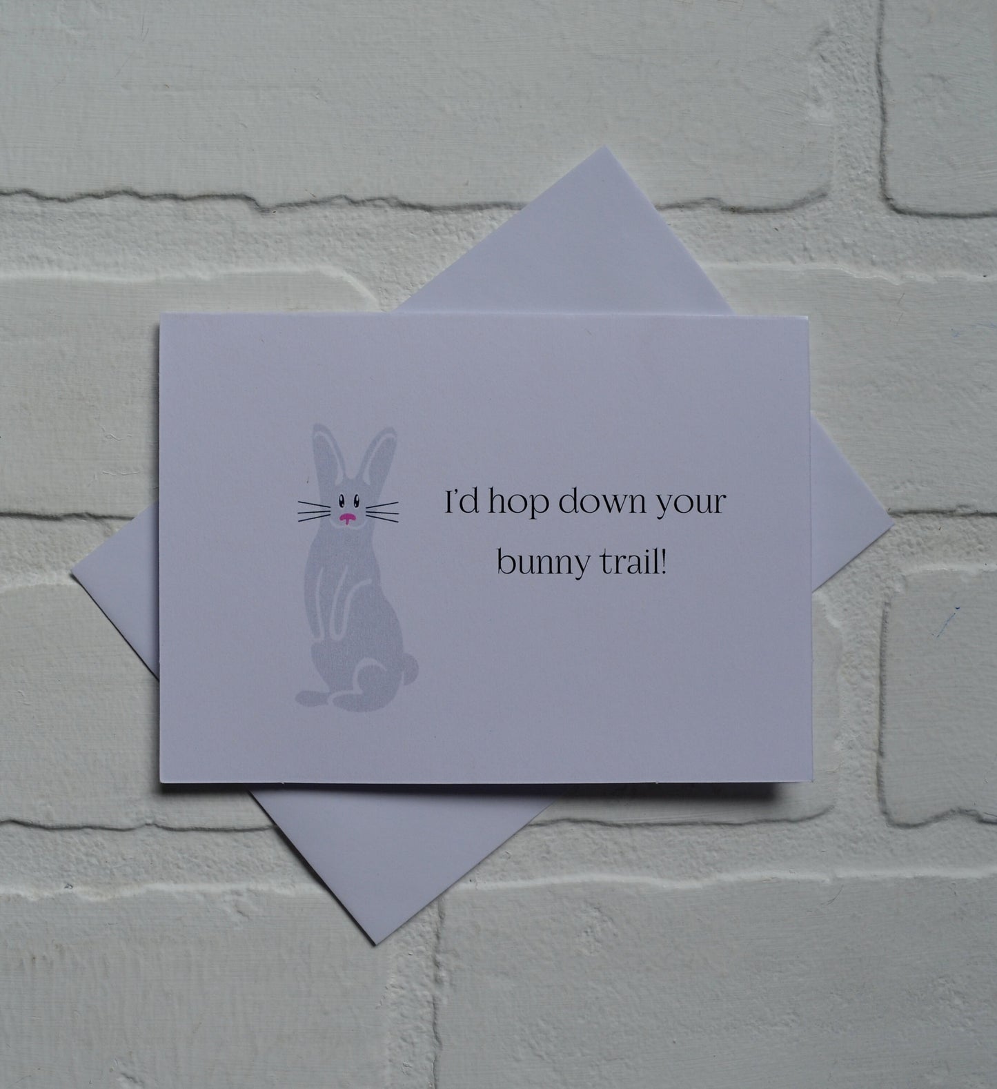 I'd hop on your bunny trail | Happy Easter Greeting Cards | Love Card