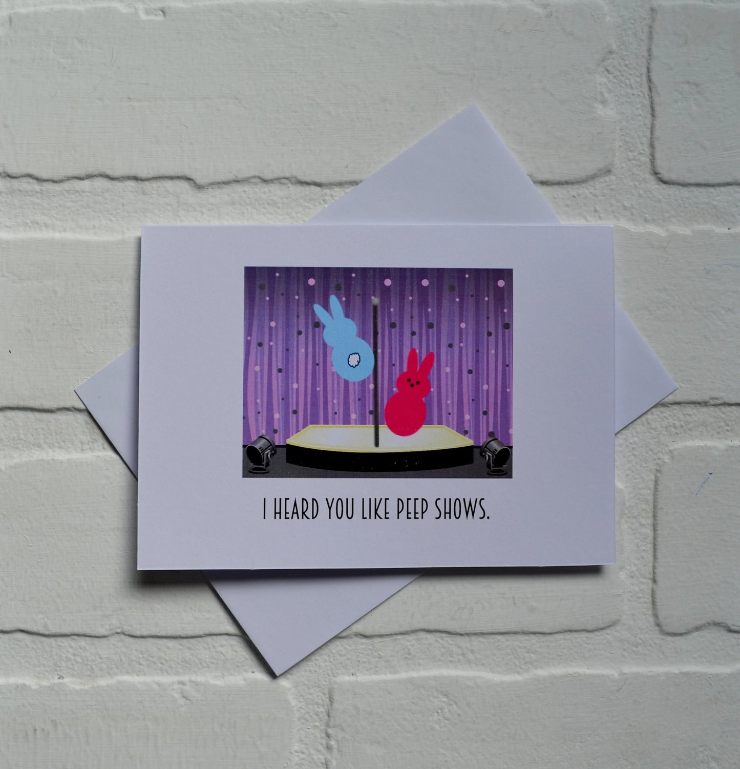 I heard you like peep shows | Happy Easter Greeting Cards | Love Card