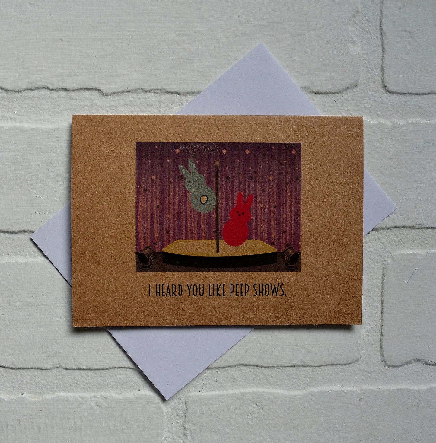 I heard you like peep shows | Happy Easter Greeting Cards | Love Card