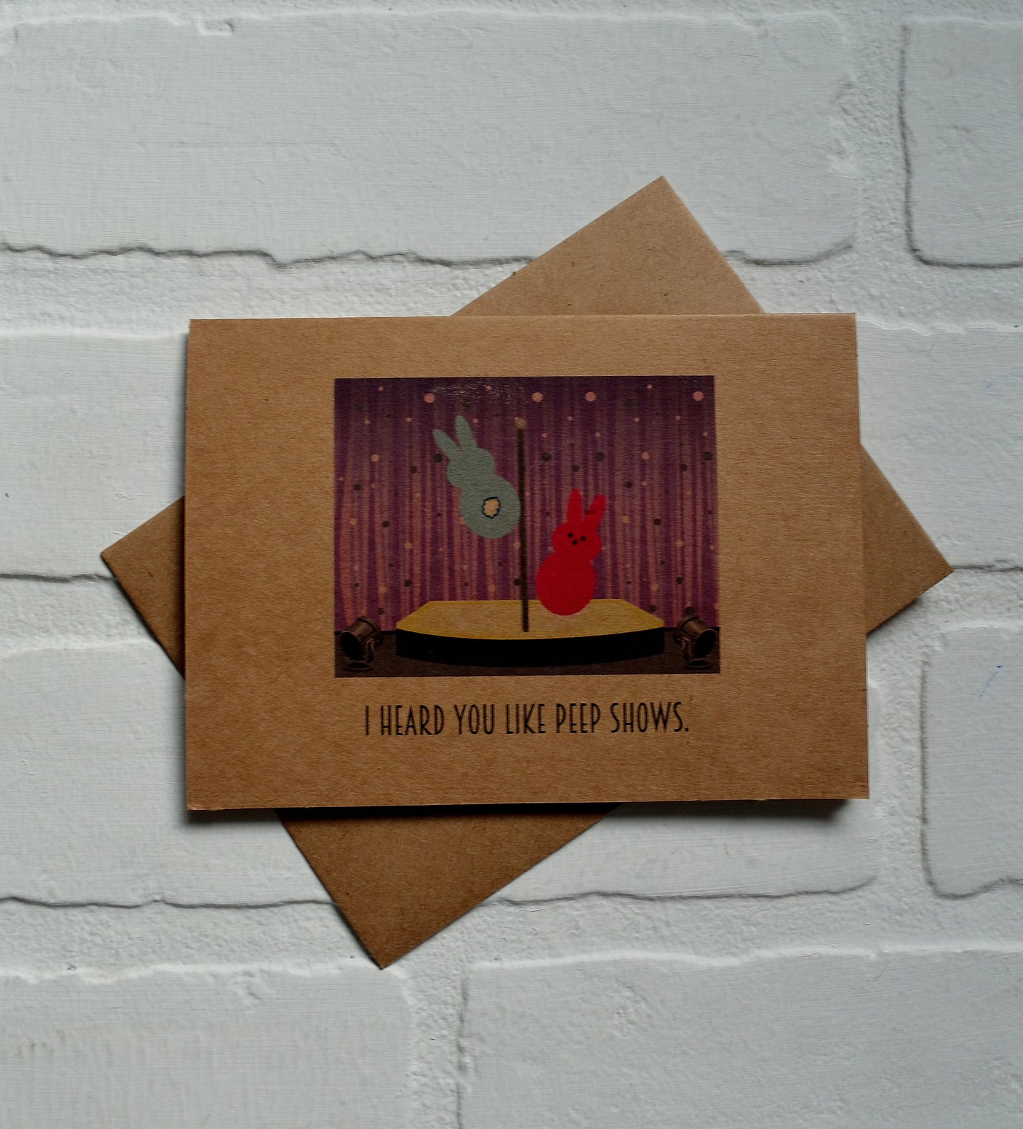 I heard you like peep shows | Happy Easter Greeting Cards | Love Card