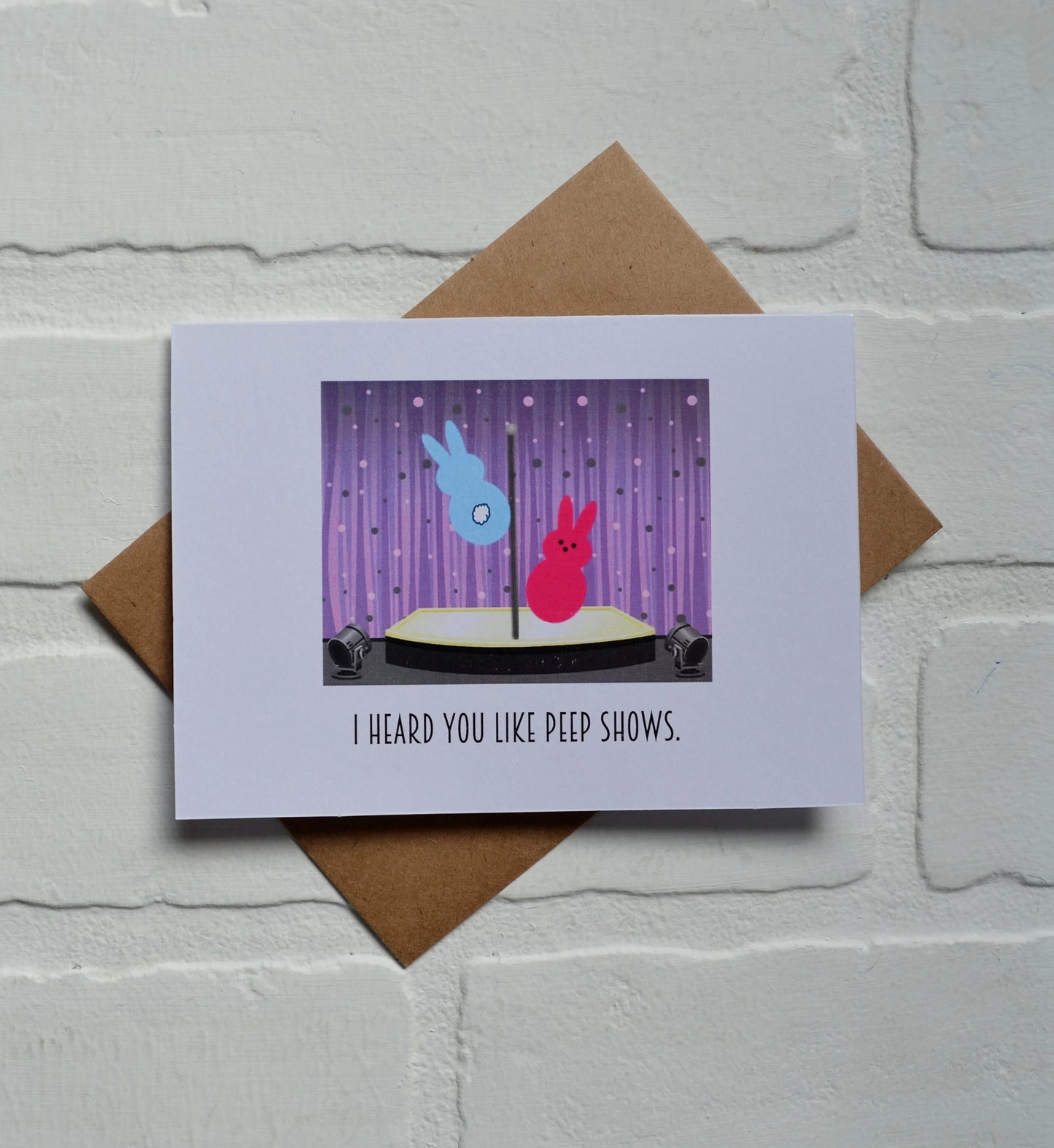 I heard you like peep shows | Happy Easter Greeting Cards | Love Card