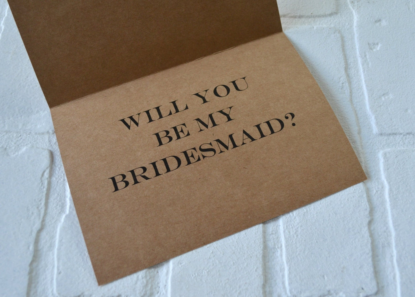 Now act surprised like you had no idea this was coming bridesmaid proposal card | wedding party invite