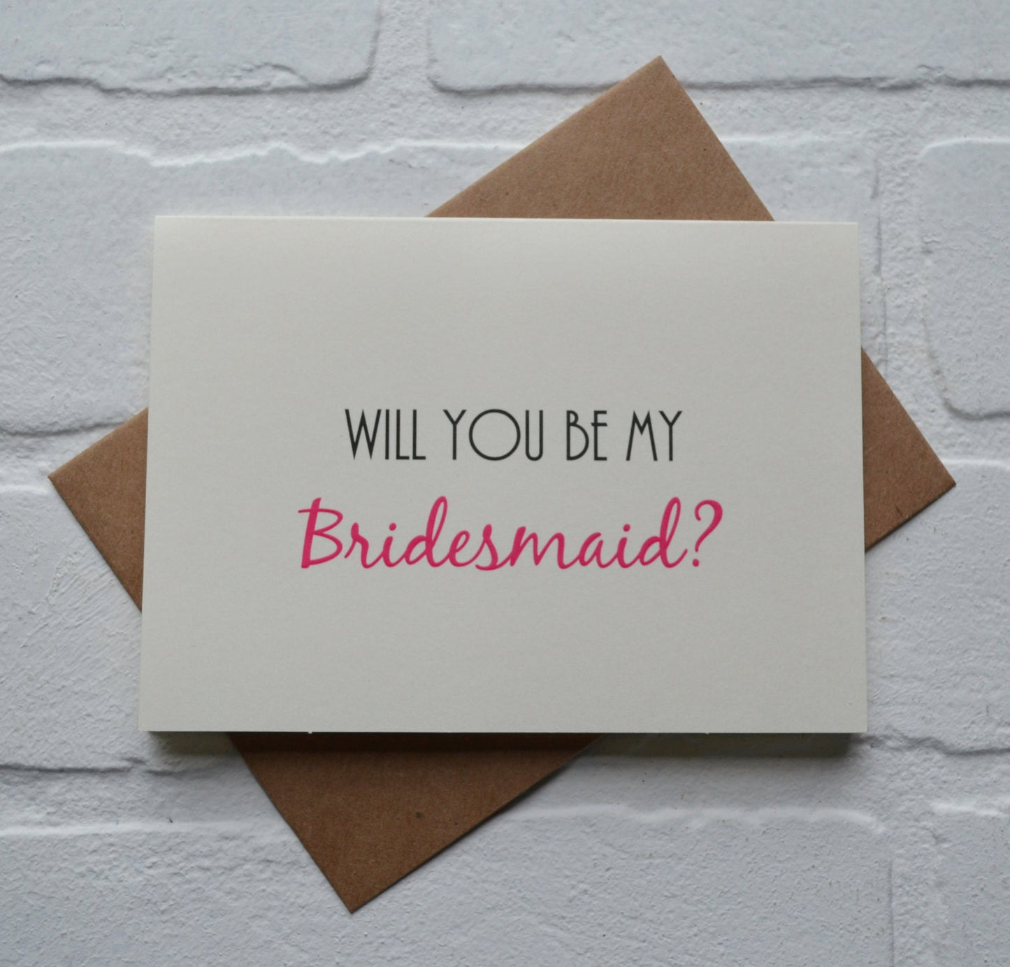 Will you be my bridesmaid proposal cards | wedding party invite