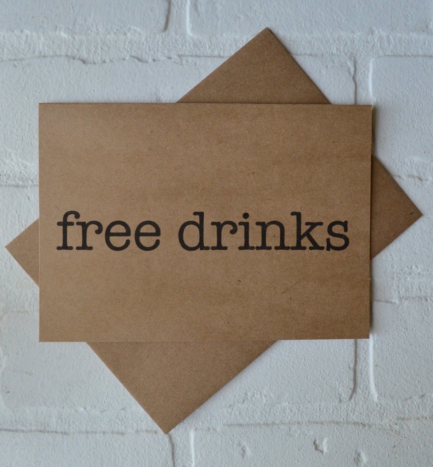 Free drinks | groomsmen proposal card | wedding party invite