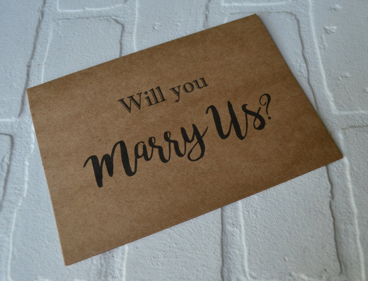 Will you marry us | Officiant Proposal Card | Wedding Party Invite