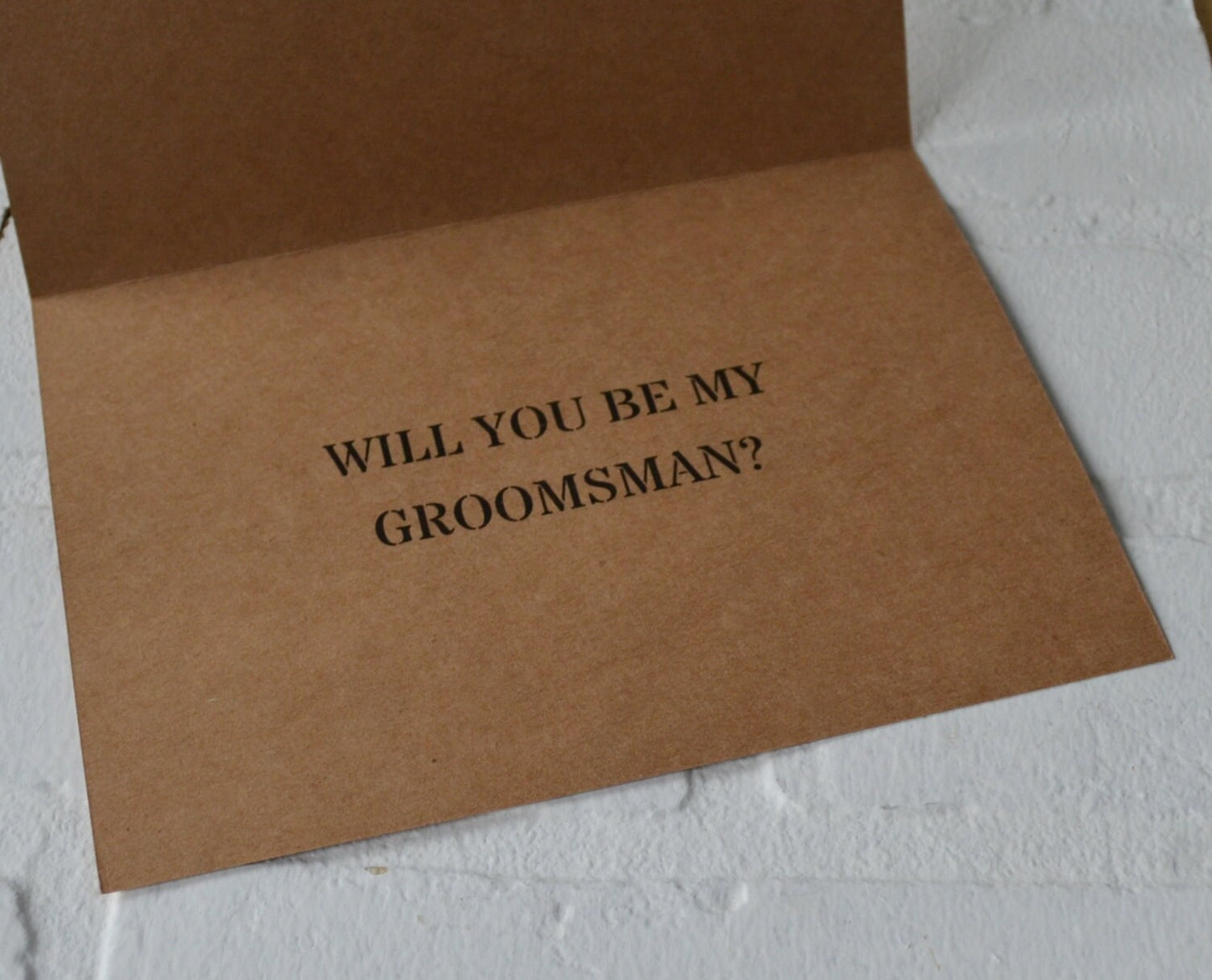 LET'S TIE ONE on | groomsmen proposal cards | wedding party invite