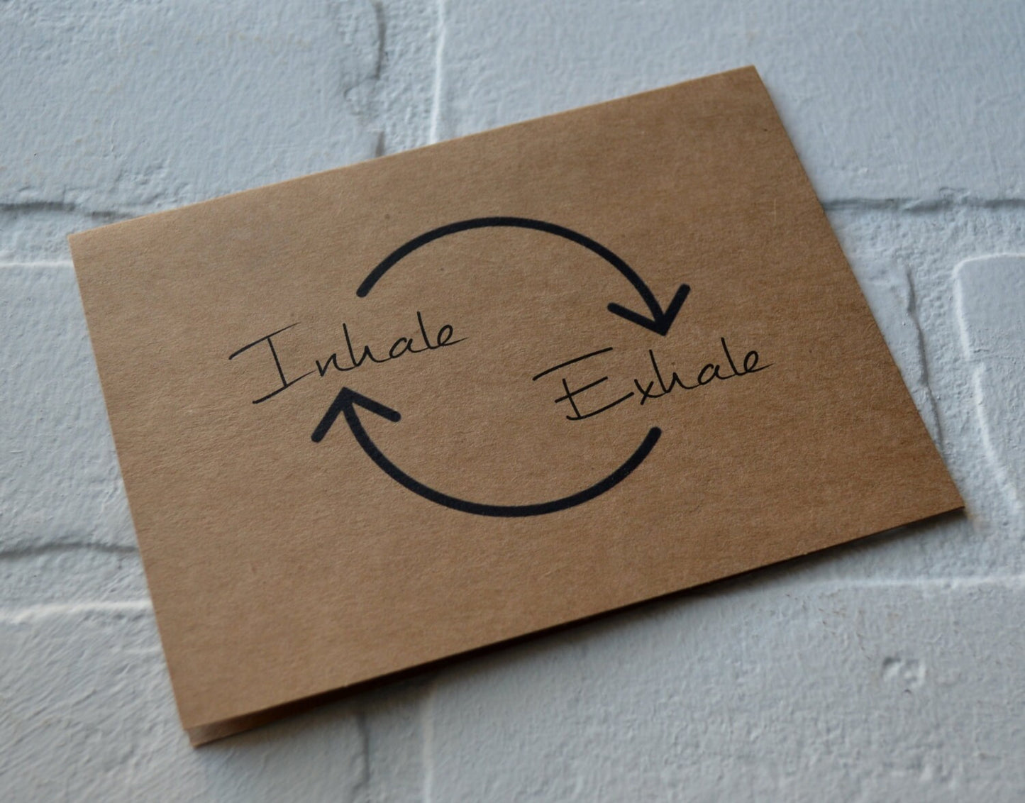 Inhale Exhale | yoga card | yogi hindu greeting