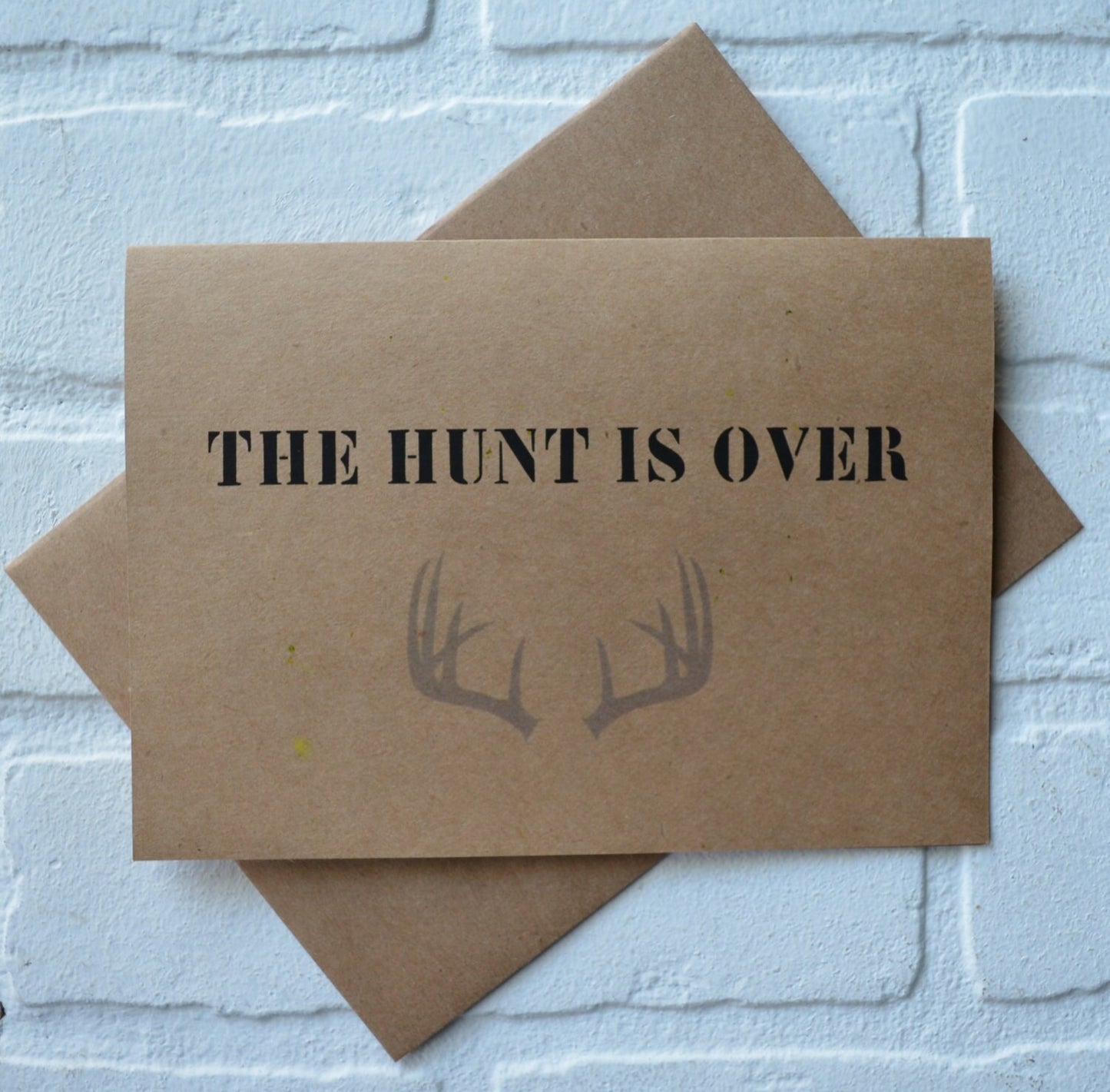 HUNT is OVER groomsmen proposal cards | wedding party invite