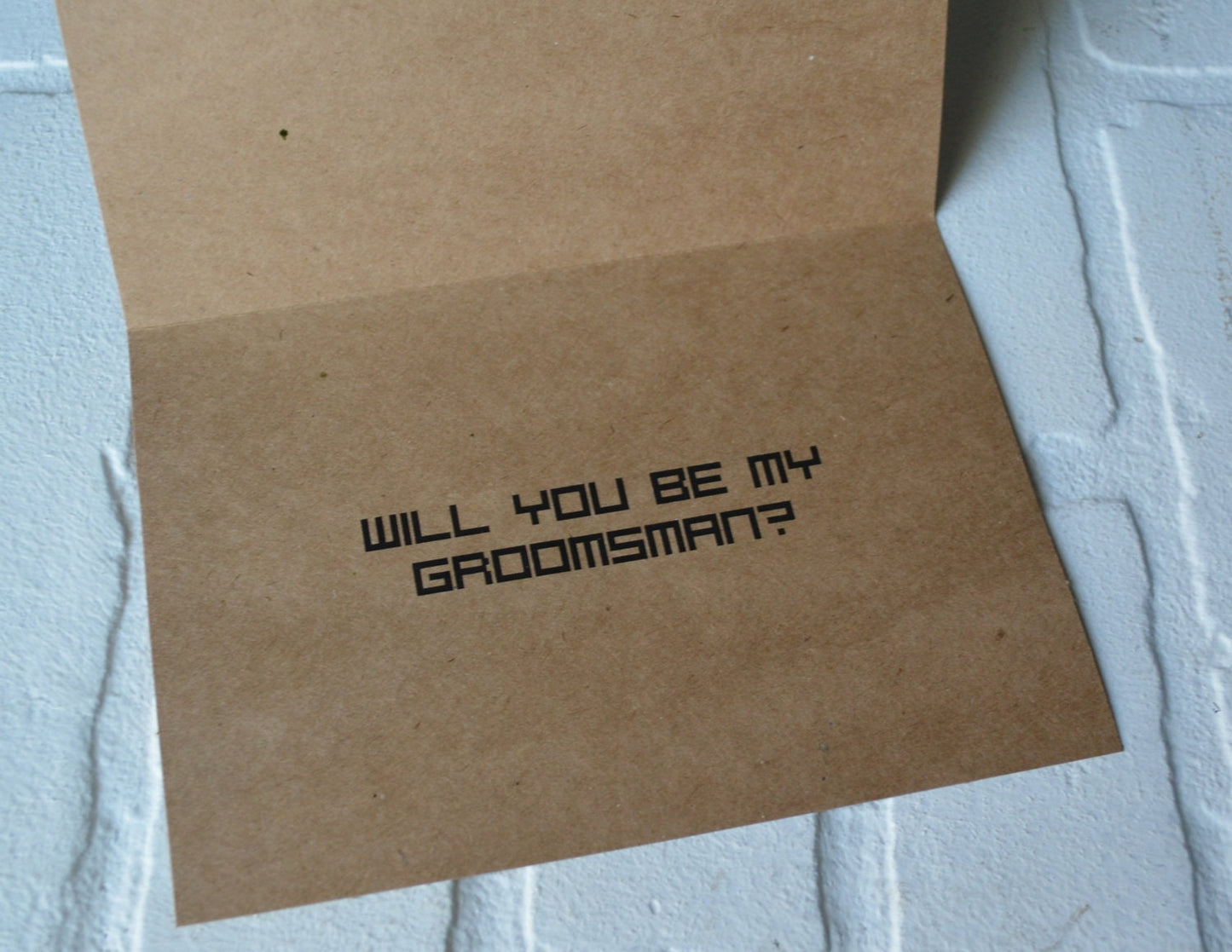 GAME OVER groomsmen proposal cards | wedding party invite