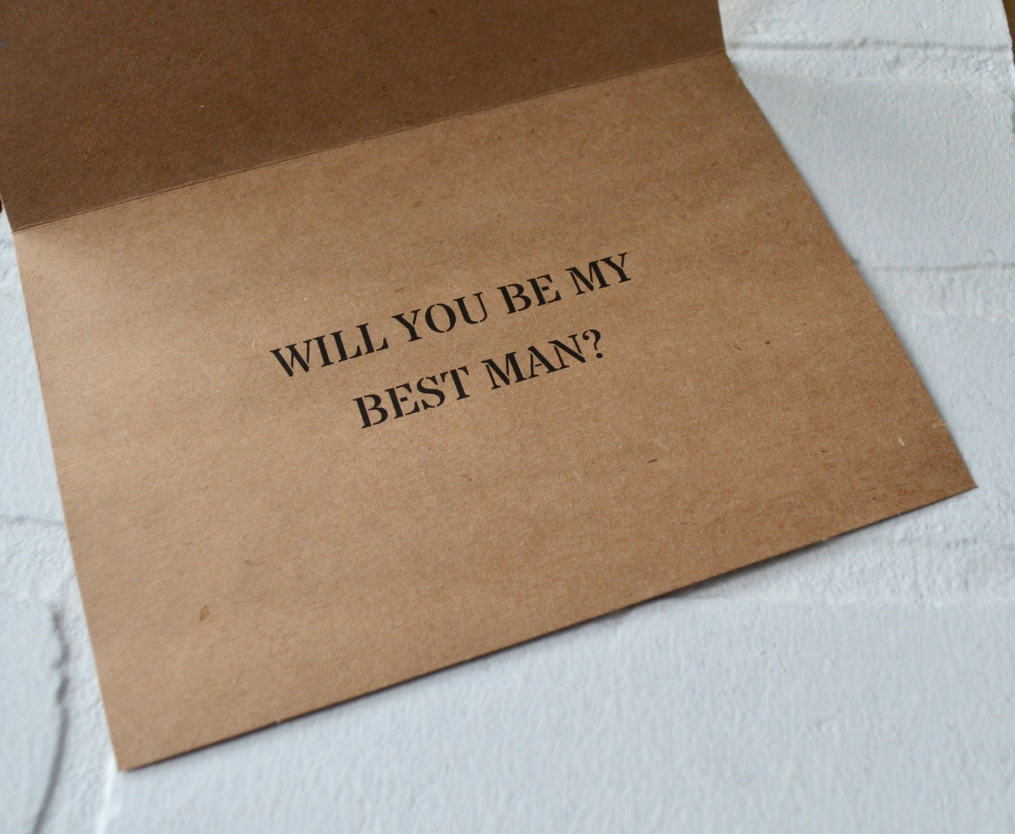 LET'S TIE ONE on | groomsmen proposal cards | wedding party invite