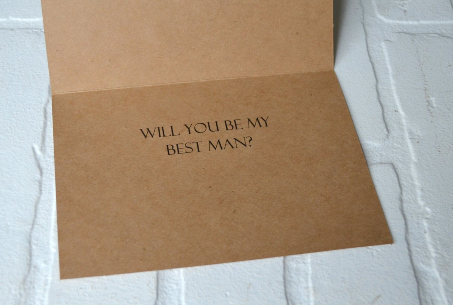 Because you're my brother from another mother | groomsmen proposal card | wedding party invite