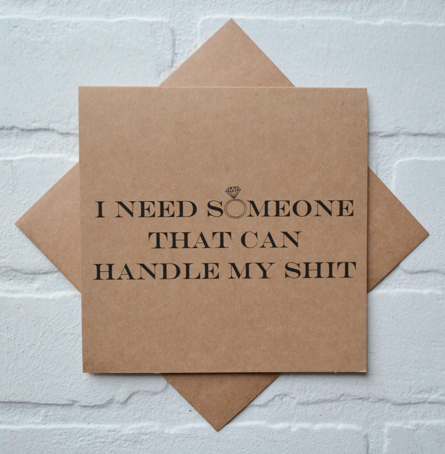 Handle my Sh#t EVENT COORDINATOR card someone to handle my shit funny personal attendant funny proposal card funny wedding planner card