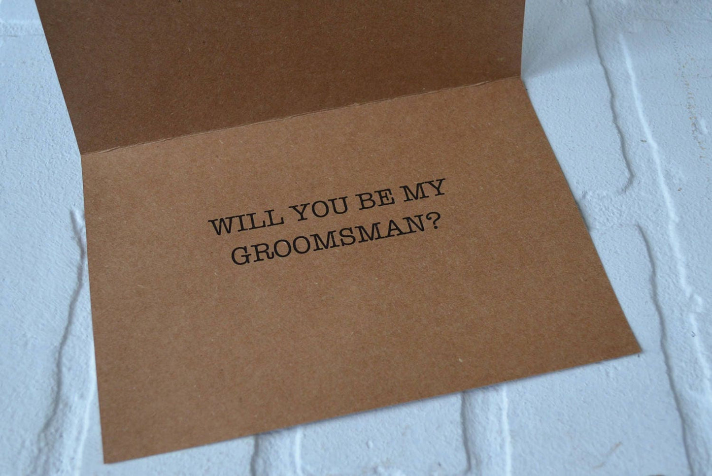 From wingman to groomsman | groomsmen proposal card | wedding party invite