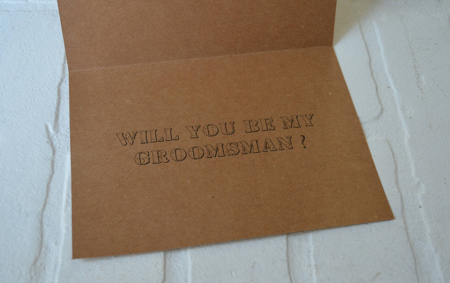 LETS get WEIRD | groomsmen proposal cards | wedding party invite