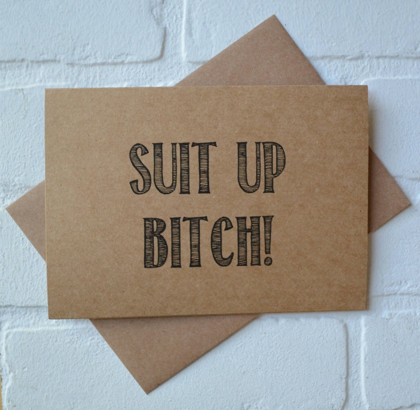 SUIT UP Bitch | groomsmen proposal cards | wedding party invite