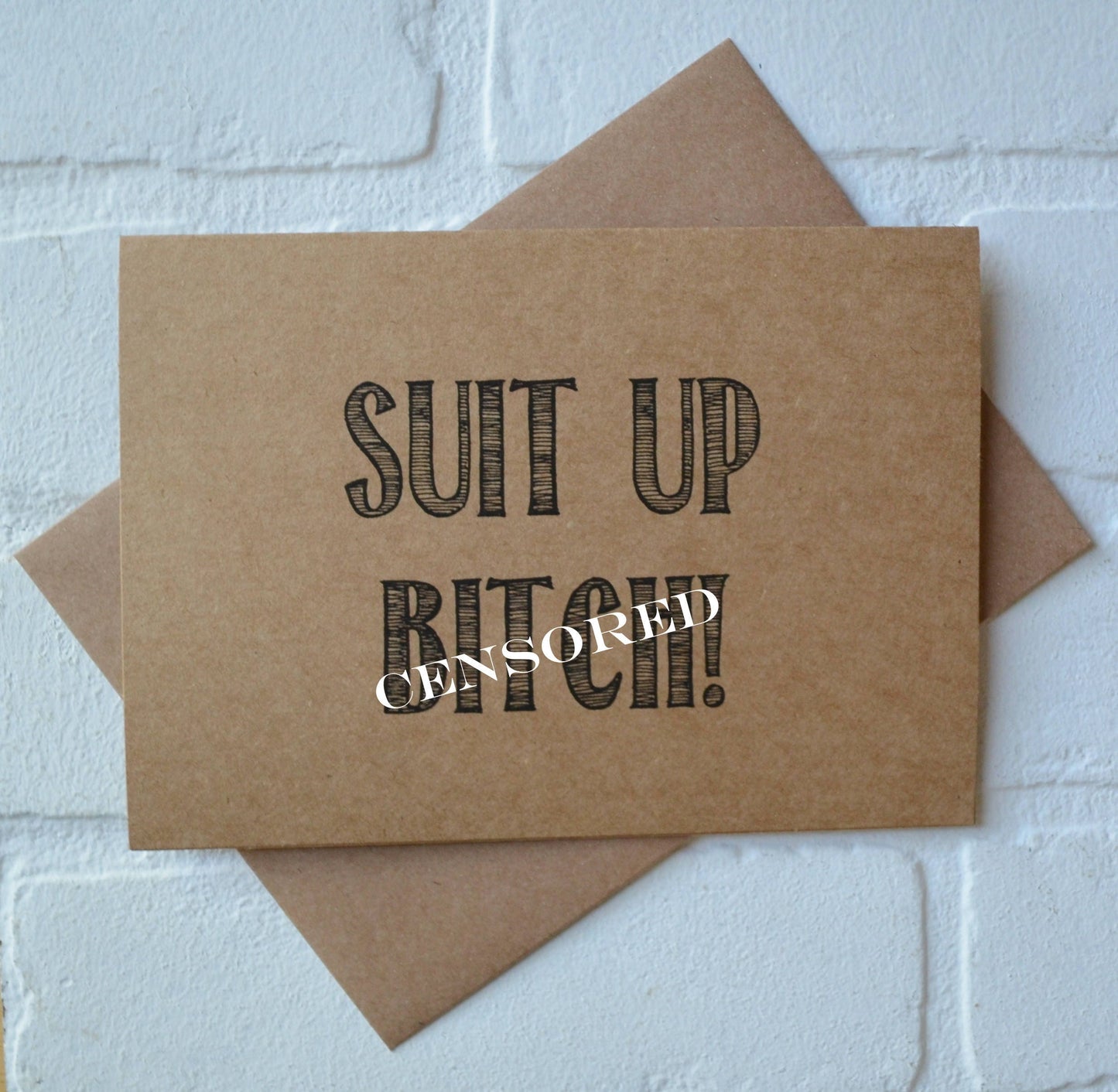 SUIT UP Bitch | groomsmen proposal cards | wedding party invite