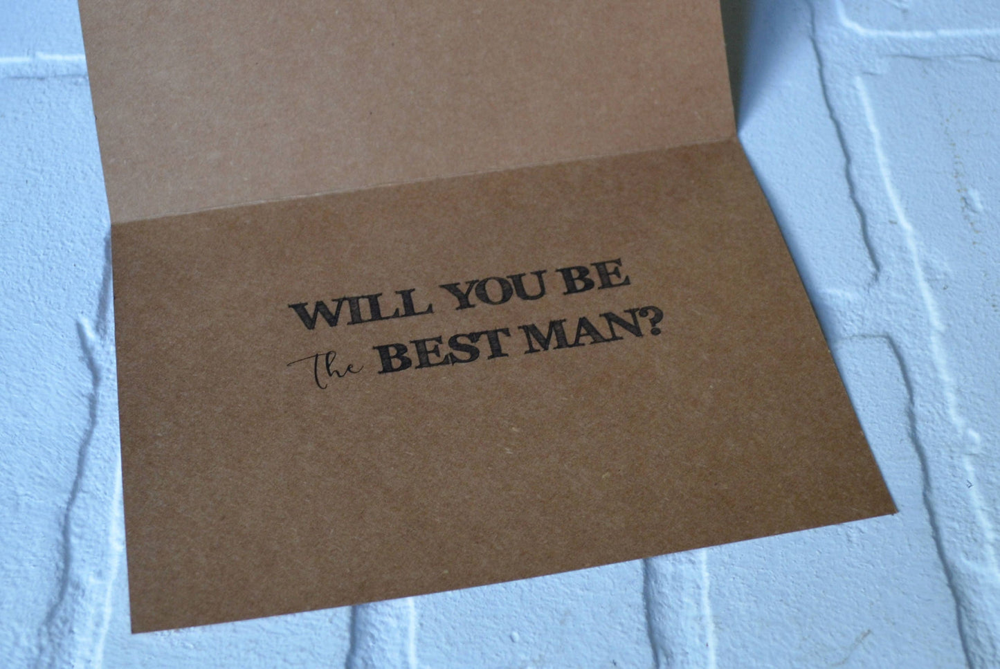 The MAN the MYTH the LEGEND | groomsmen proposal cards | wedding party invite