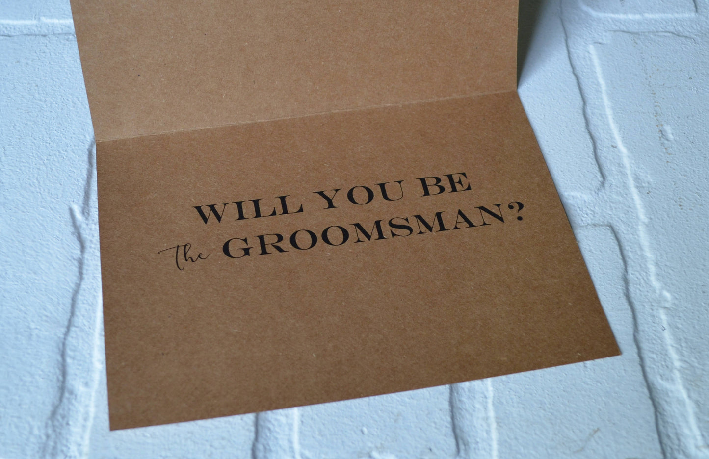 The MAN the MYTH the LEGEND | groomsmen proposal cards | wedding party invite