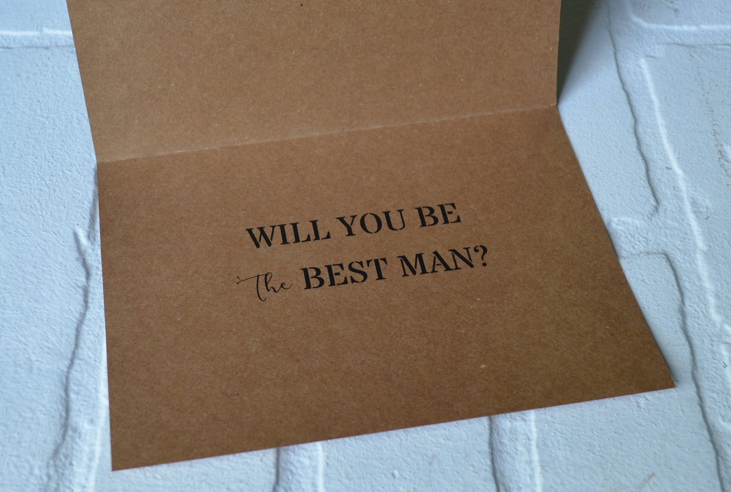 The MAN the MYTH the LEGEND | groomsmen proposal cards | wedding party invite