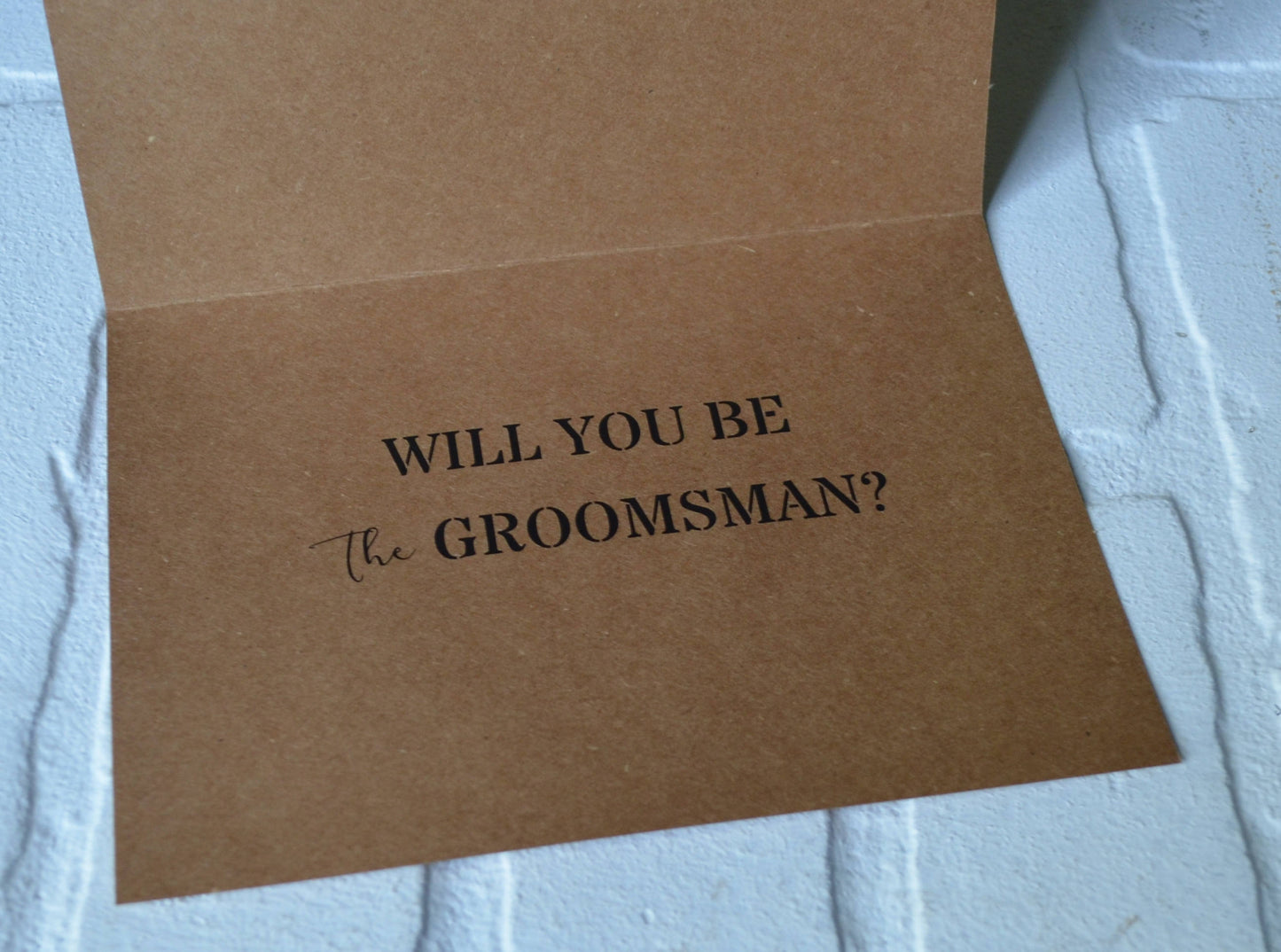 The MAN the MYTH the LEGEND | groomsmen proposal cards | wedding party invite