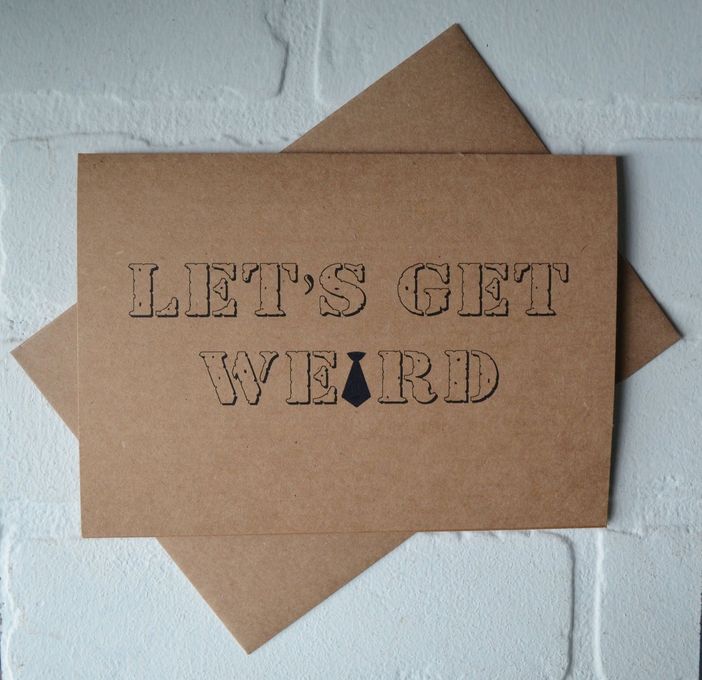 LETS get WEIRD | groomsmen proposal cards | wedding party invite