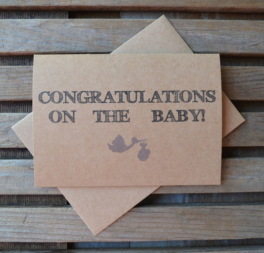 Congrats on the baby Looks like his guys could swim after all | new baby card | expecting parents | congratulations